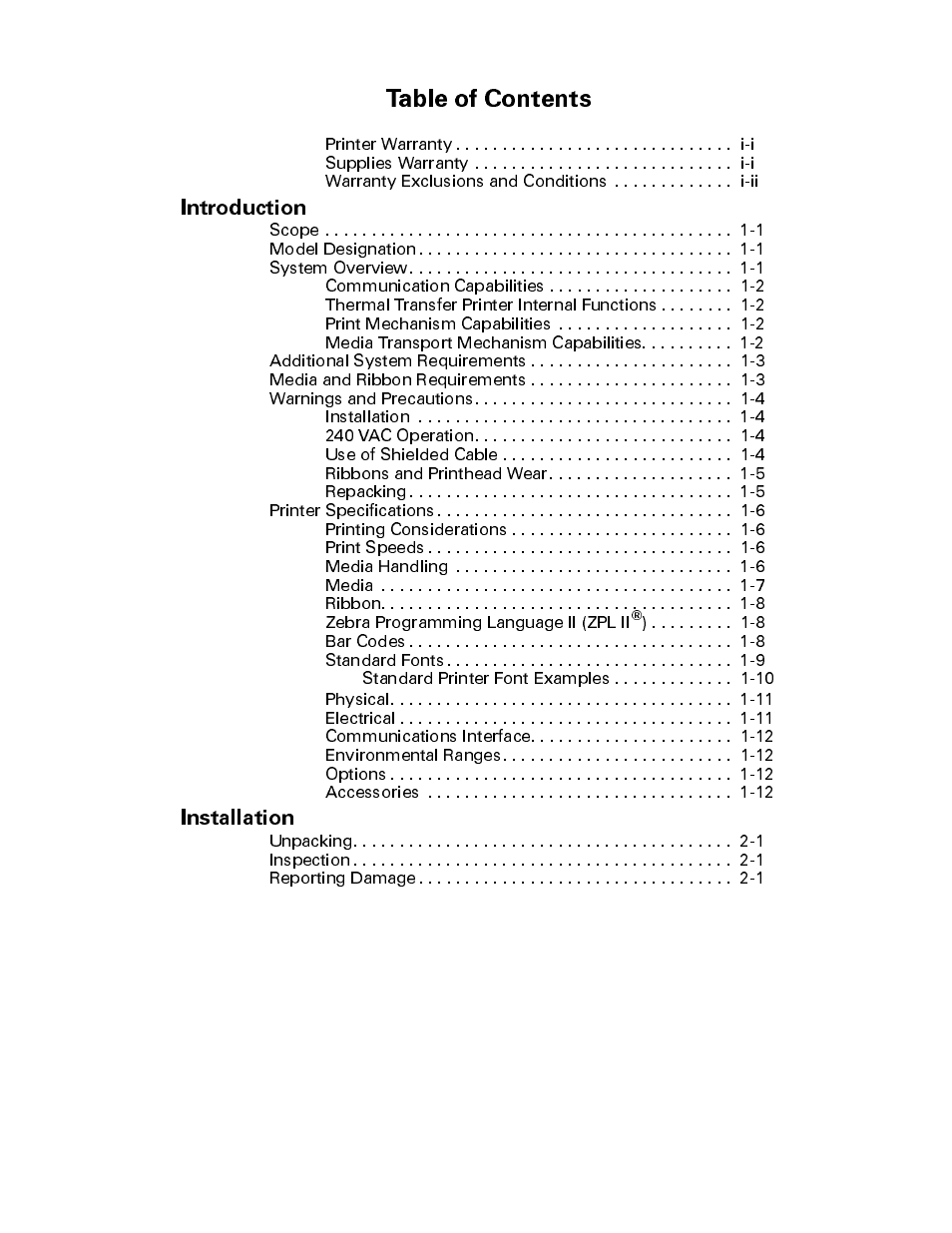 Brady 200M User Manual | Page 6 / 104