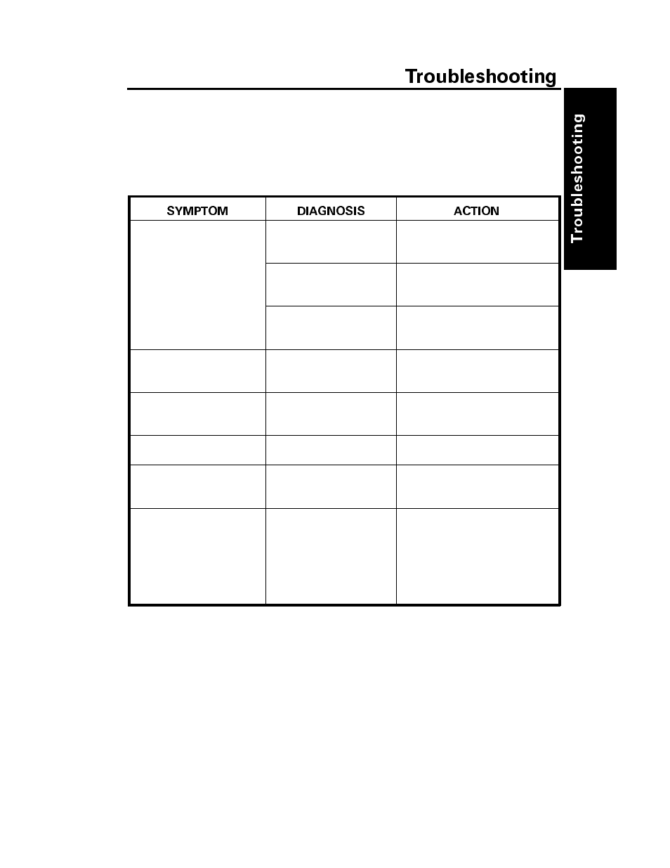 Troubleshooting | Brady 200M User Manual | Page 70 / 104