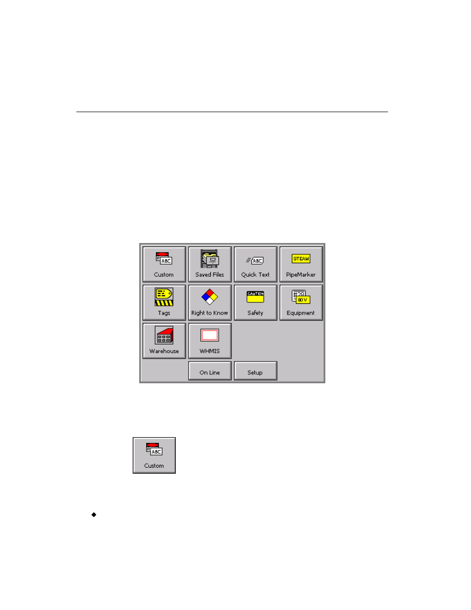 Launching your system, The main menu | Brady label maker User Manual | Page 38 / 275