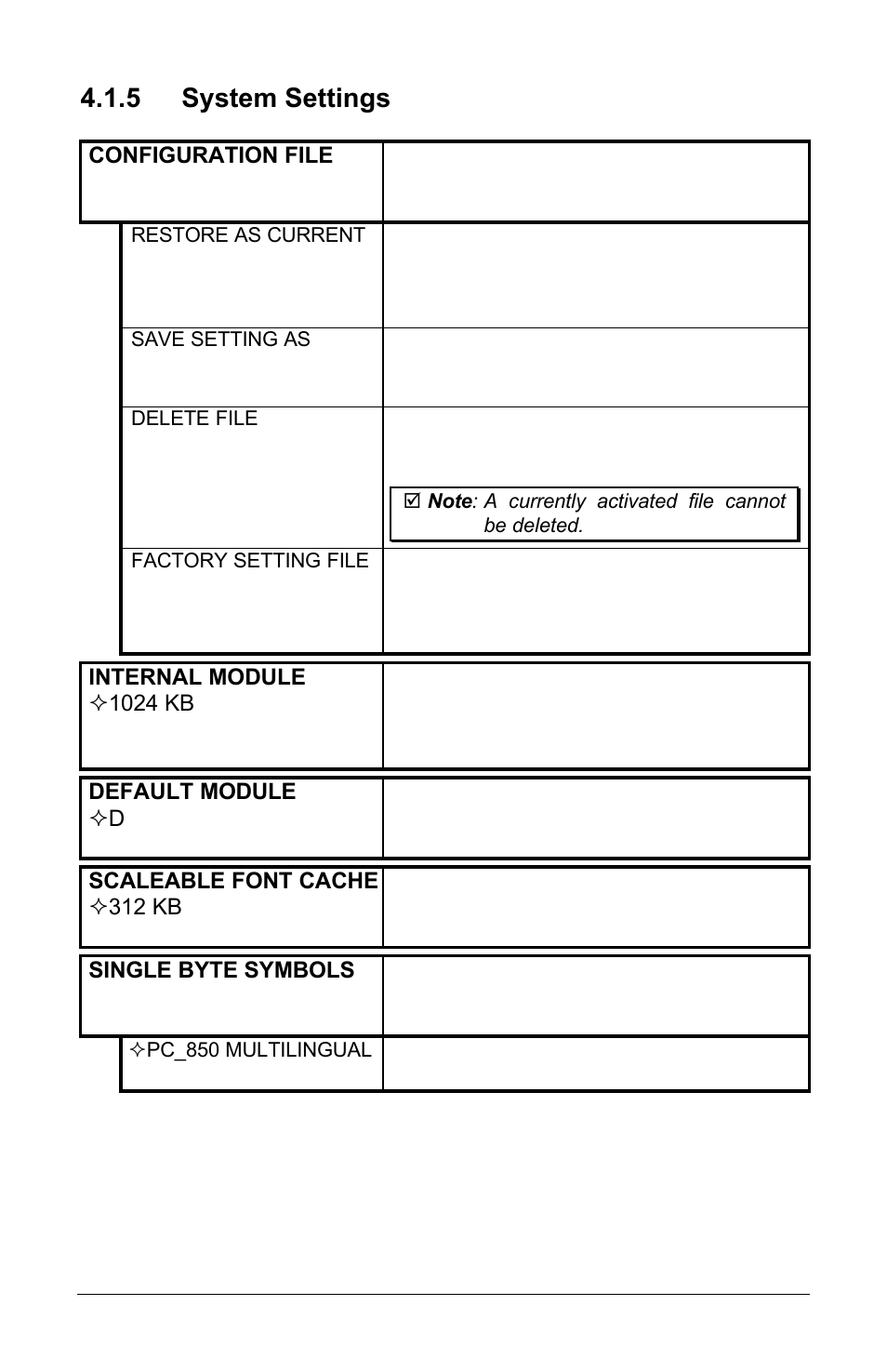 5 system settings | Brady 3481 User Manual | Page 49 / 140