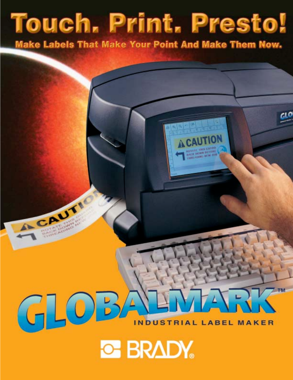 Brady touch print User Manual | 8 pages