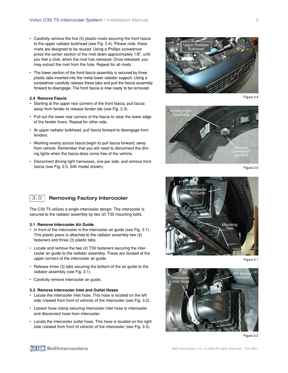 BIC VOLVO C30 T5 User Manual | Page 5 / 10