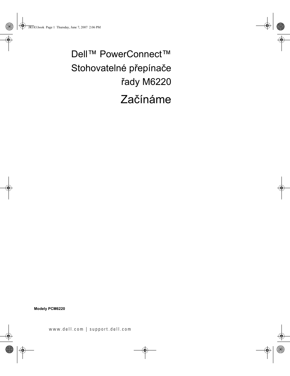 Začínáme | Dell PowerEdge M605 User Manual | Page 37 / 182