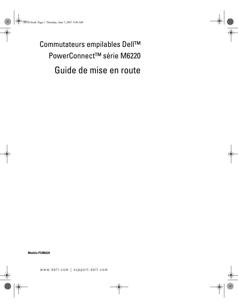 Guide de mise en route | Dell PowerEdge M605 User Manual | Page 53 / 182