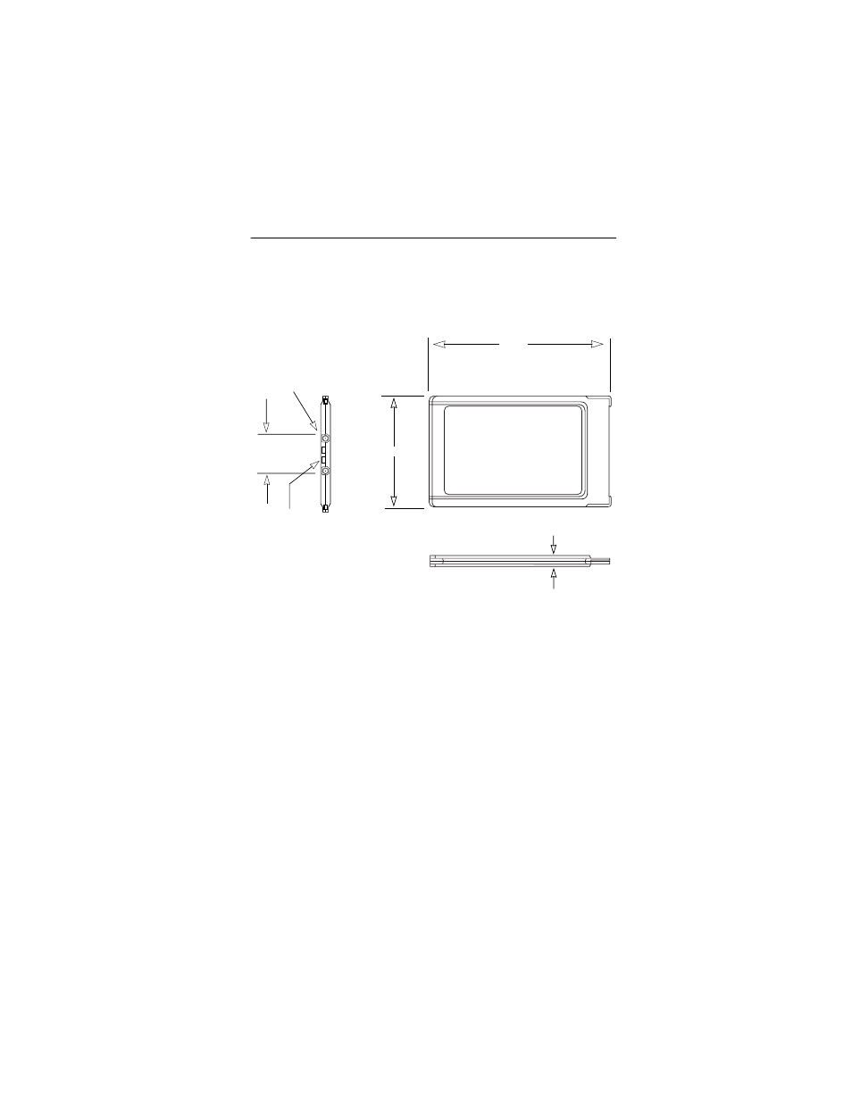 Mechanical description, Figure a.1 – mechanical outline | Aironet Lan Adapter User Manual | Page 86 / 107