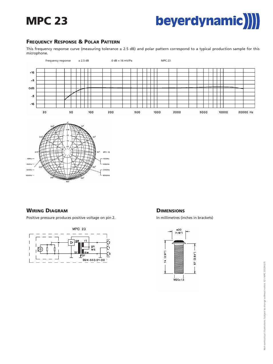 Mpc 23 | Beyerdynamic MPC 23 SW User Manual | Page 2 / 2