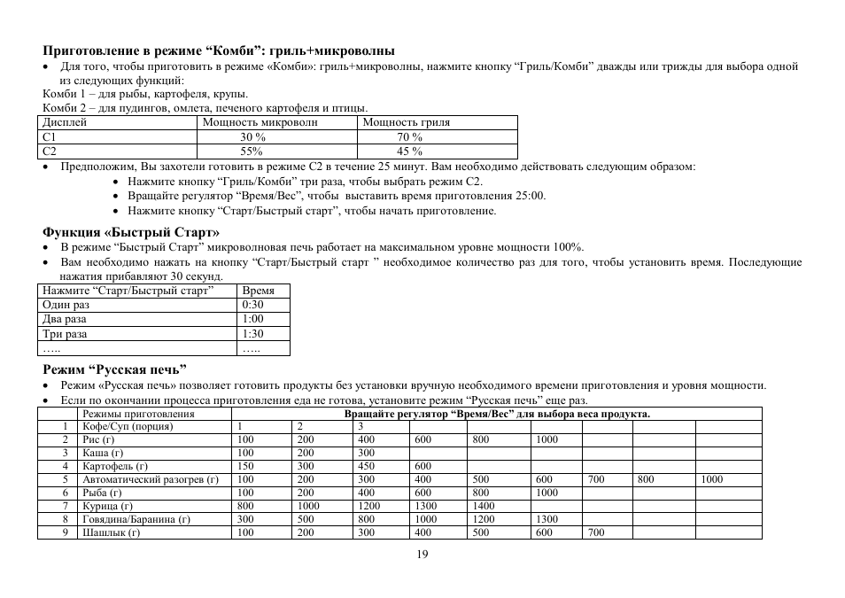 Hyundai H-MW1020 User Manual | Page 19 / 22