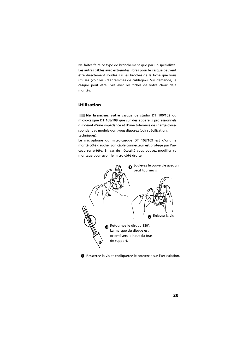 Utilisation | Beyerdynamic DT 109 User Manual | Page 20 / 28