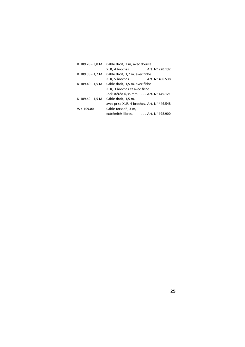 Beyerdynamic DT 109 User Manual | Page 25 / 28