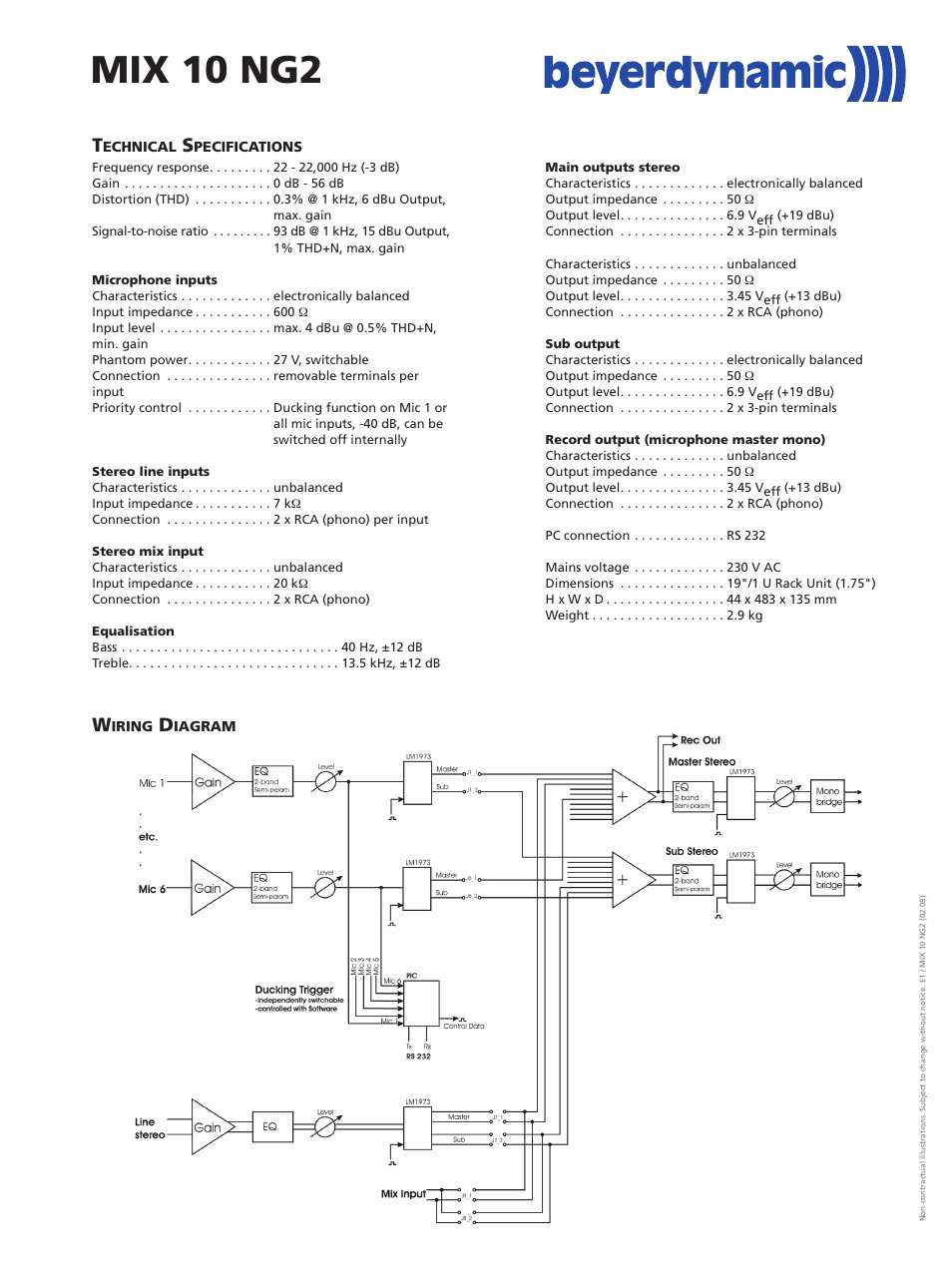 Mix 10 ng2 | Beyerdynamic MIX 10 NG2 User Manual | Page 2 / 2