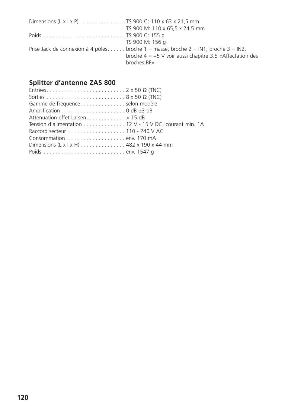 Beyerdynamic UHF Wireless System Opus 900 User Manual | Page 120 / 164