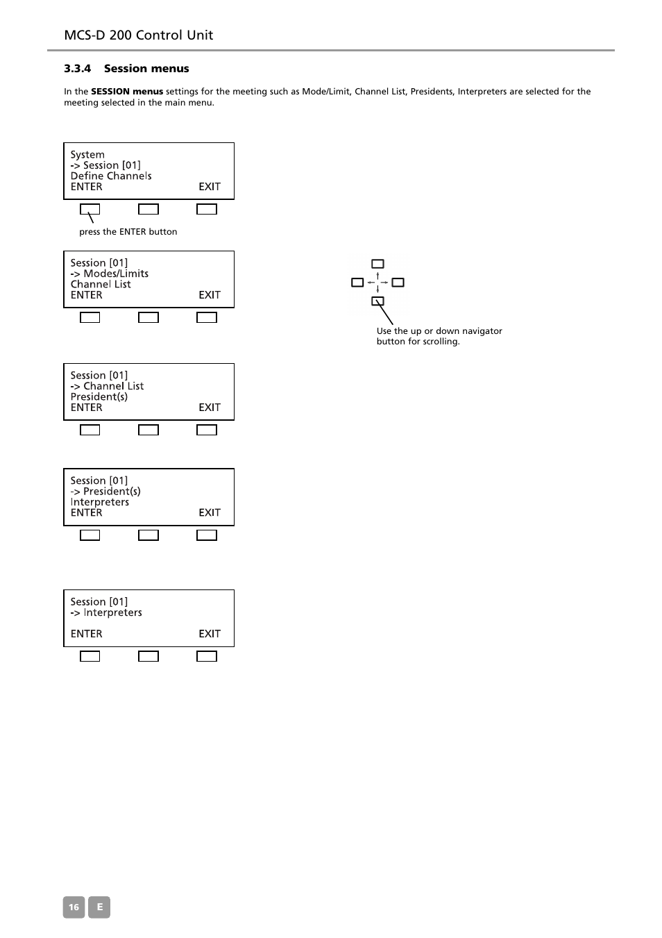 Mcs-d 200 control unit | Beyerdynamic MCS-D 200 User Manual | Page 16 / 92