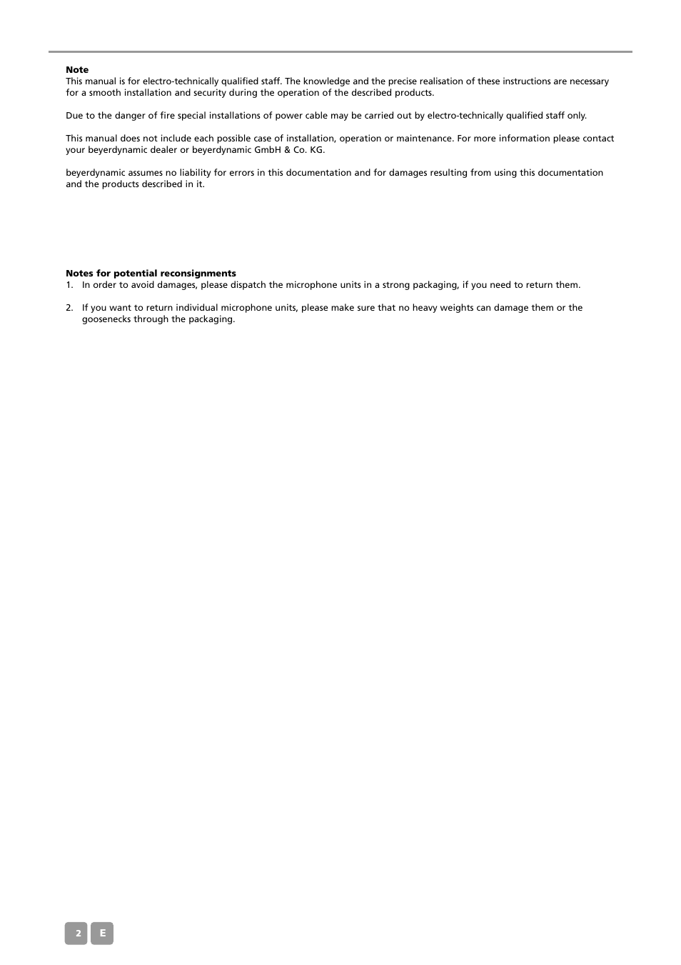 Beyerdynamic MCS-D 200 User Manual | Page 2 / 92