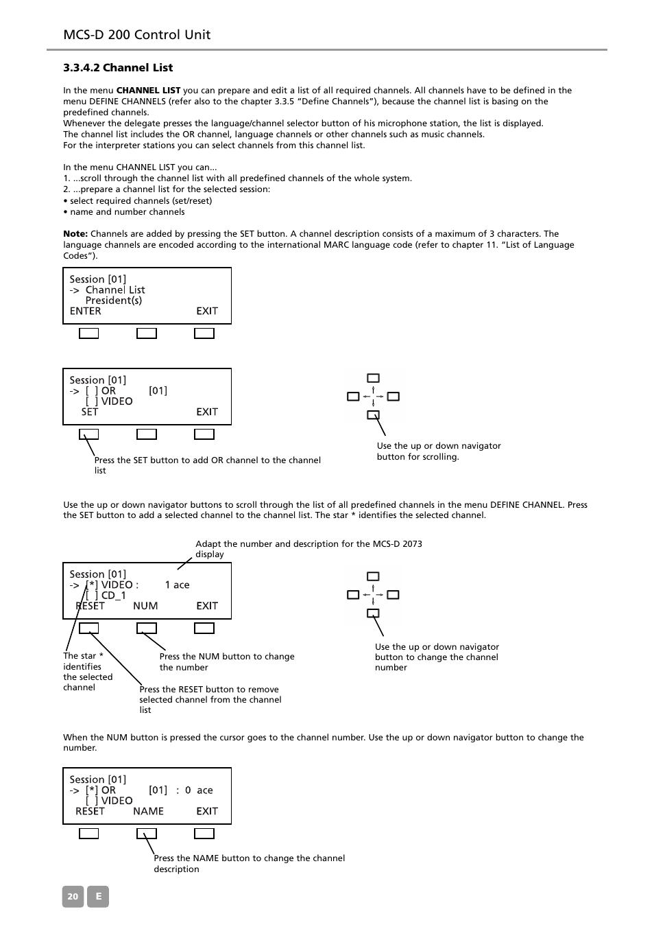 Mcs-d 200 control unit | Beyerdynamic MCS-D 200 User Manual | Page 20 / 92