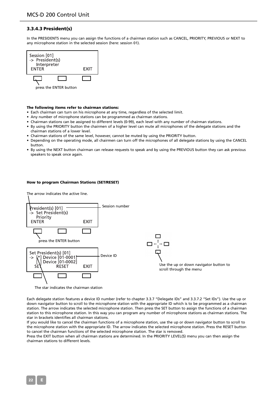 Mcs-d 200 control unit | Beyerdynamic MCS-D 200 User Manual | Page 22 / 92