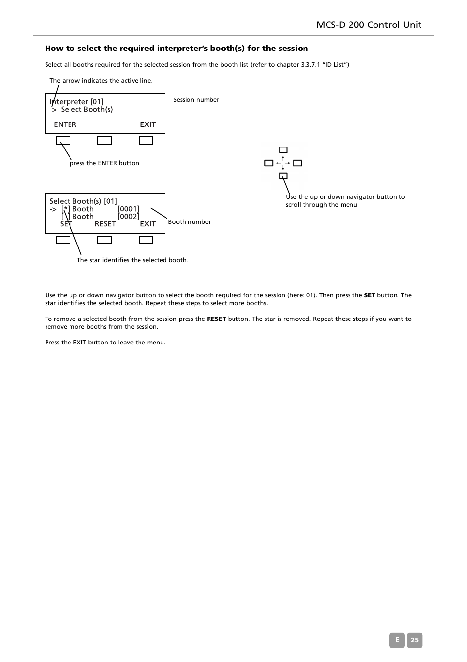 Mcs-d 200 control unit | Beyerdynamic MCS-D 200 User Manual | Page 25 / 92