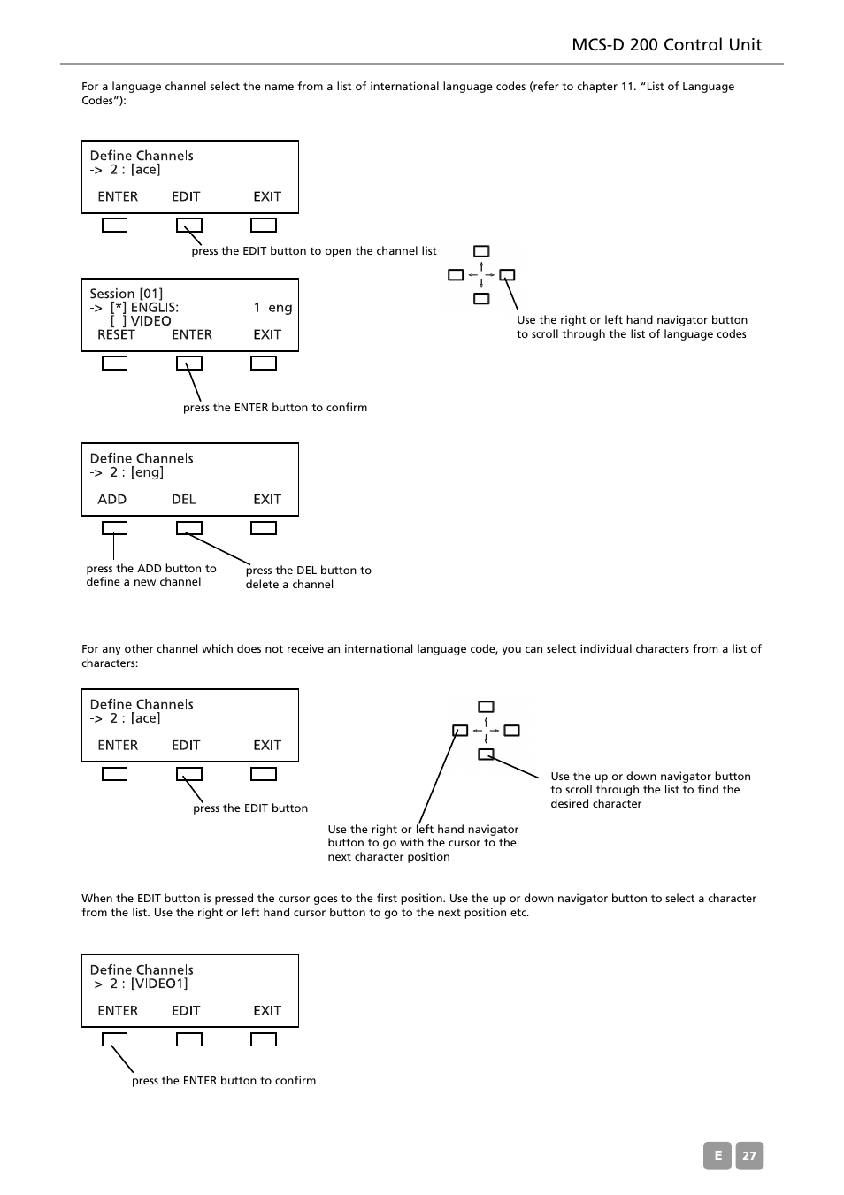 Mcs-d 200 control unit | Beyerdynamic MCS-D 200 User Manual | Page 27 / 92