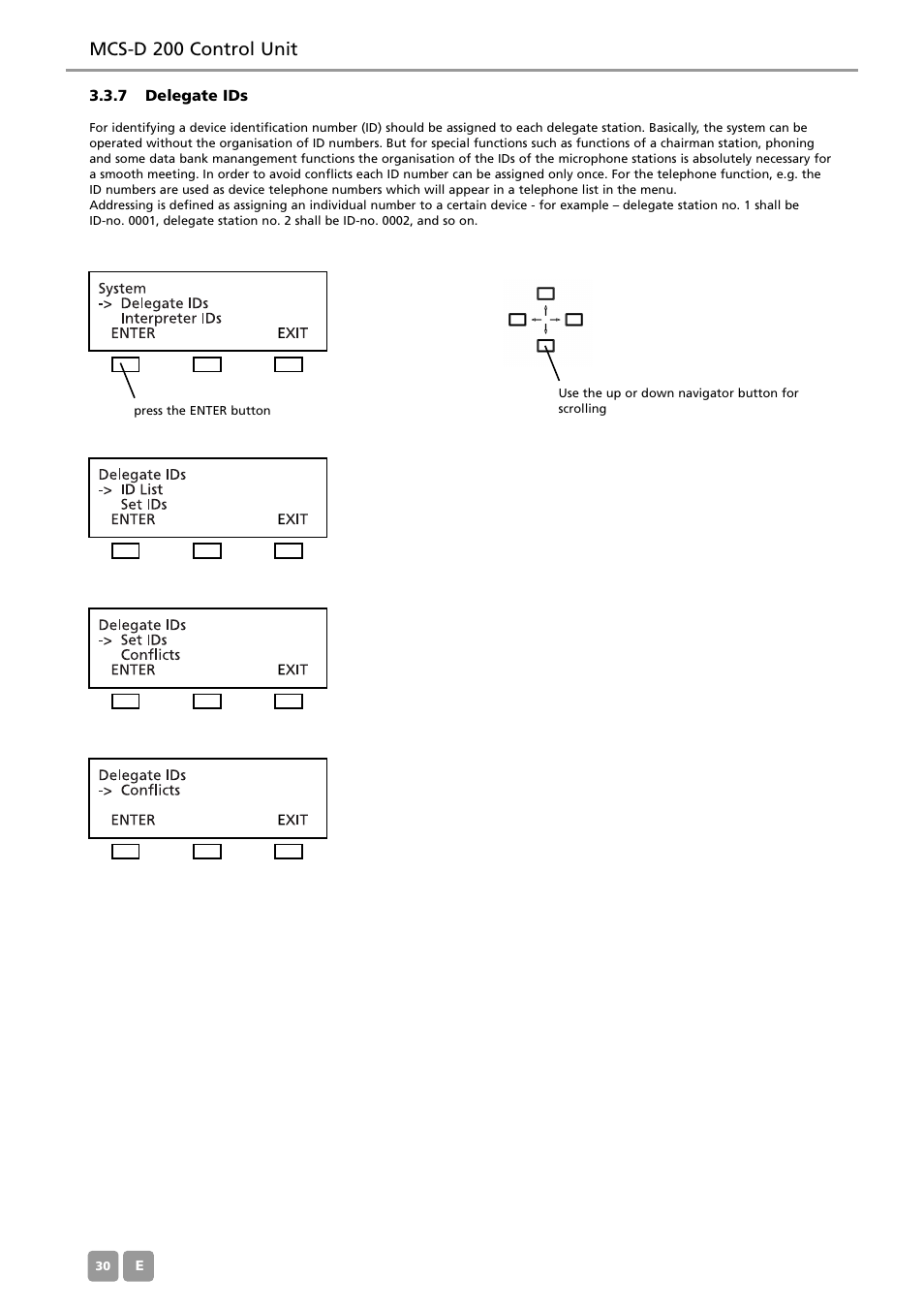 Mcs-d 200 control unit | Beyerdynamic MCS-D 200 User Manual | Page 30 / 92