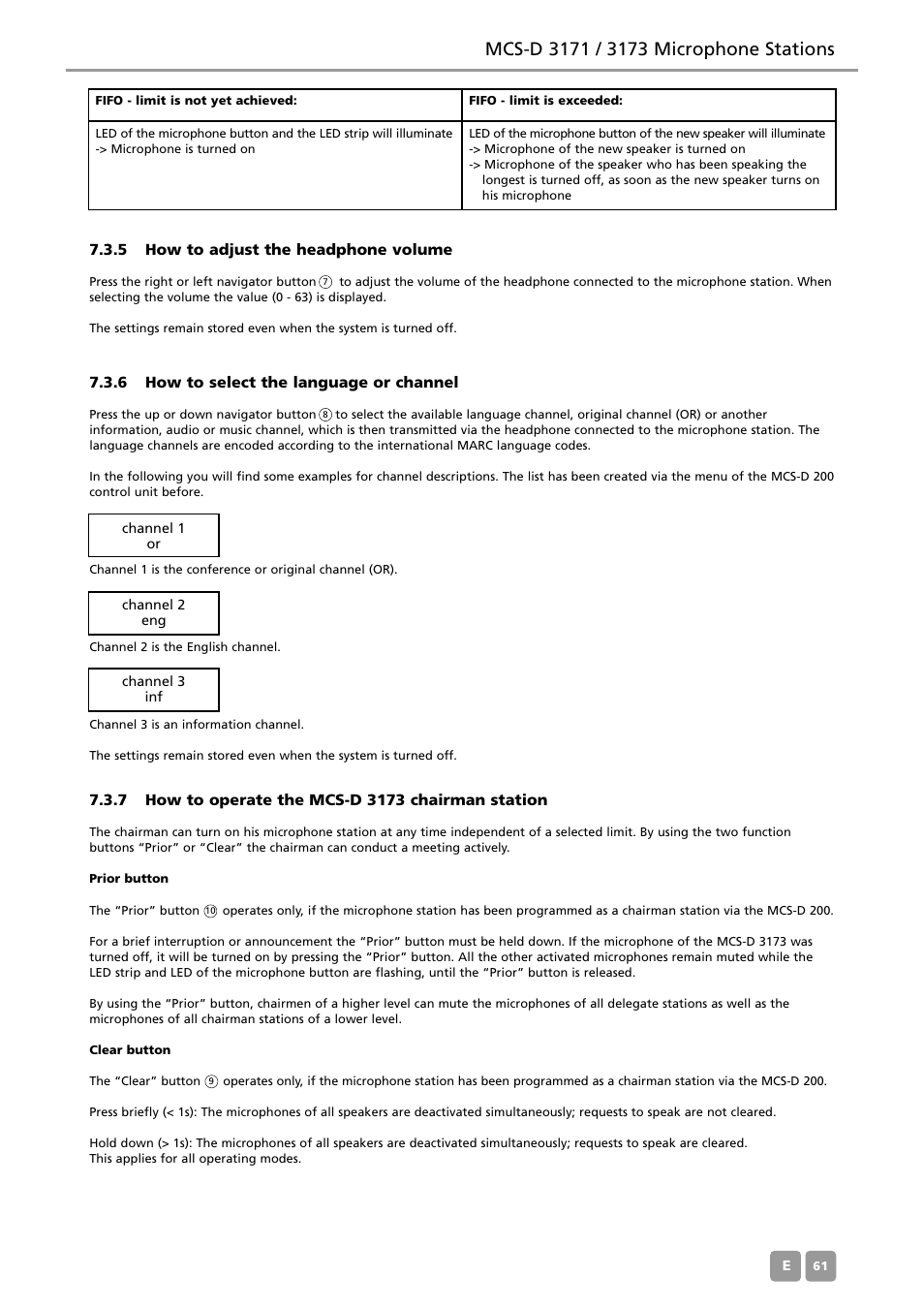 Beyerdynamic MCS-D 200 User Manual | Page 61 / 92