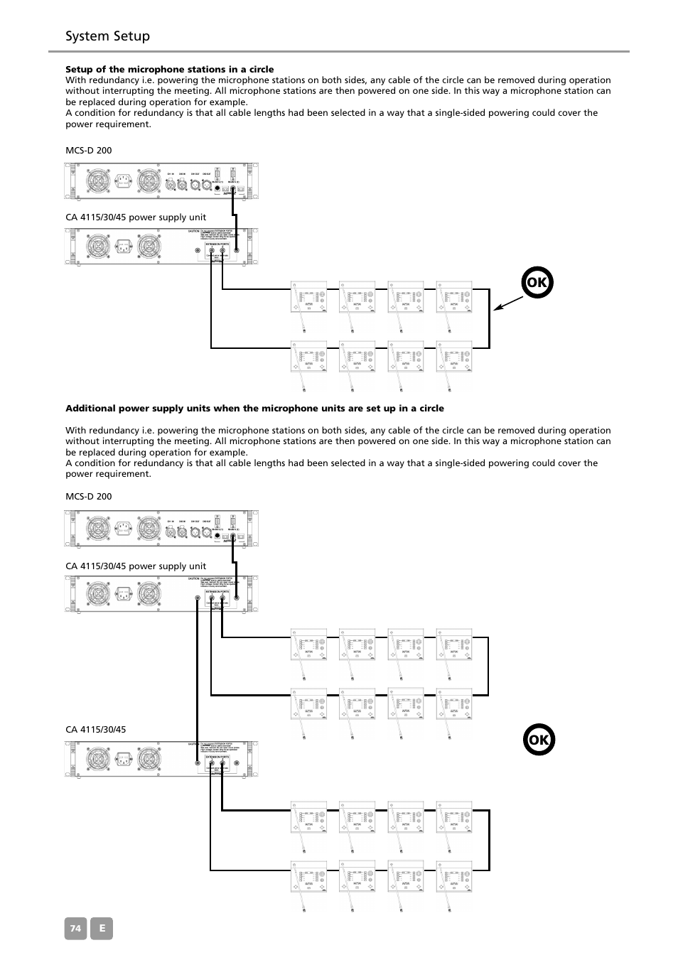 System setup | Beyerdynamic MCS-D 200 User Manual | Page 74 / 92