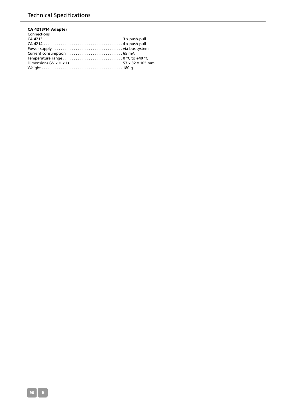Technical specifications | Beyerdynamic MCS-D 200 User Manual | Page 90 / 92