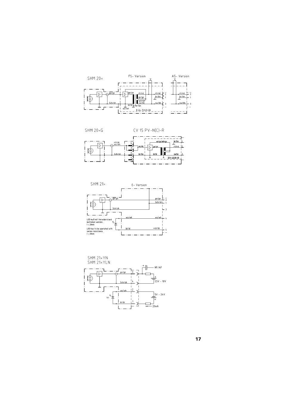 Beyerdynamic SHM 201 - 215 User Manual | Page 17 / 20