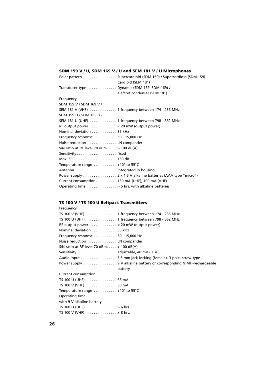 Beyerdynamic Opus 100 User Manual | Page 12 / 13