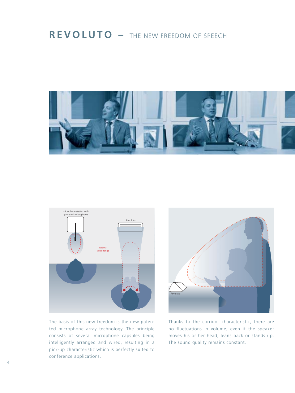 The new freedom of speech | Beyerdynamic Revoluto Microphone User Manual | Page 4 / 8