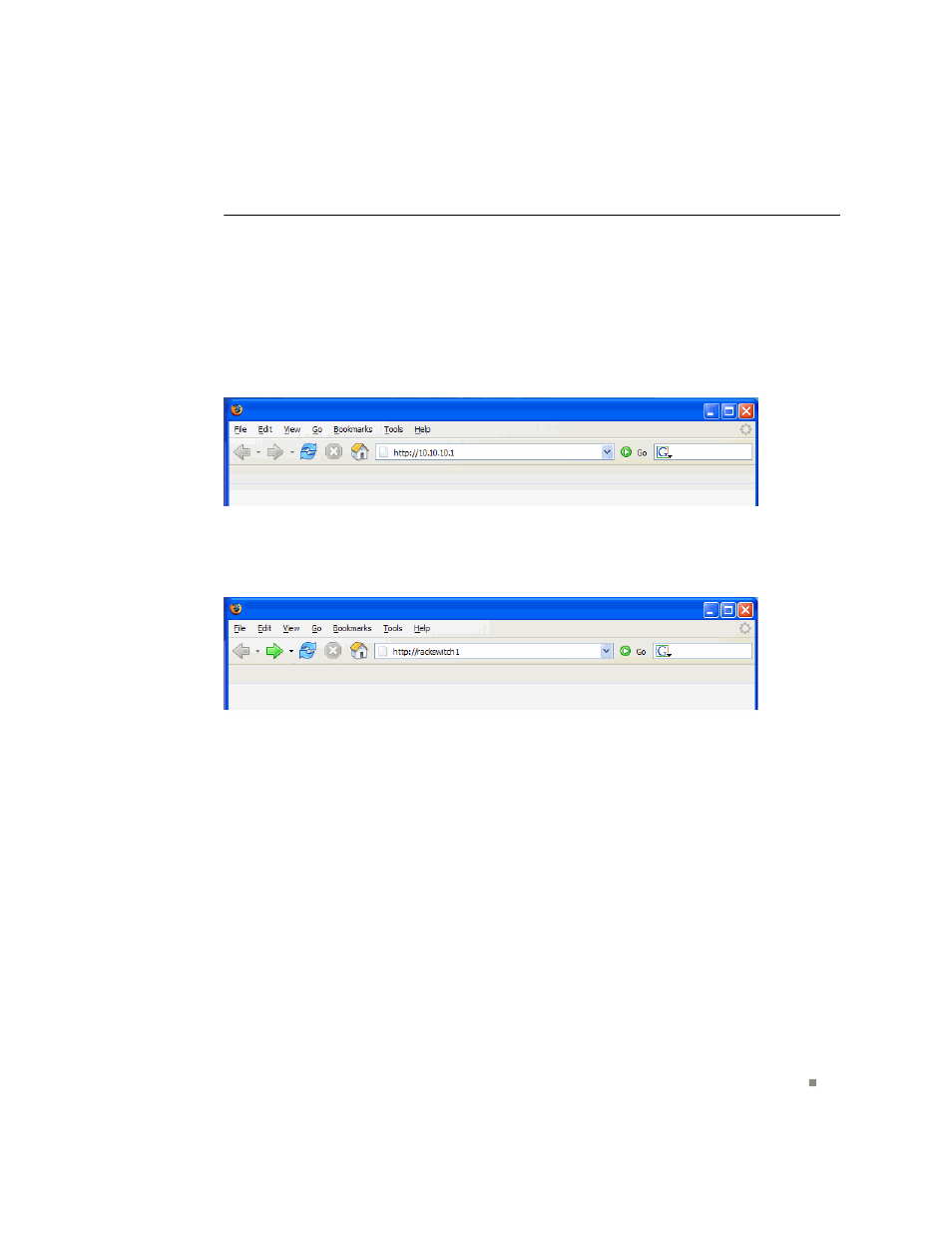 Starting the bbi | Blade ICE RACKSWITCH G8000 User Manual | Page 11 / 28