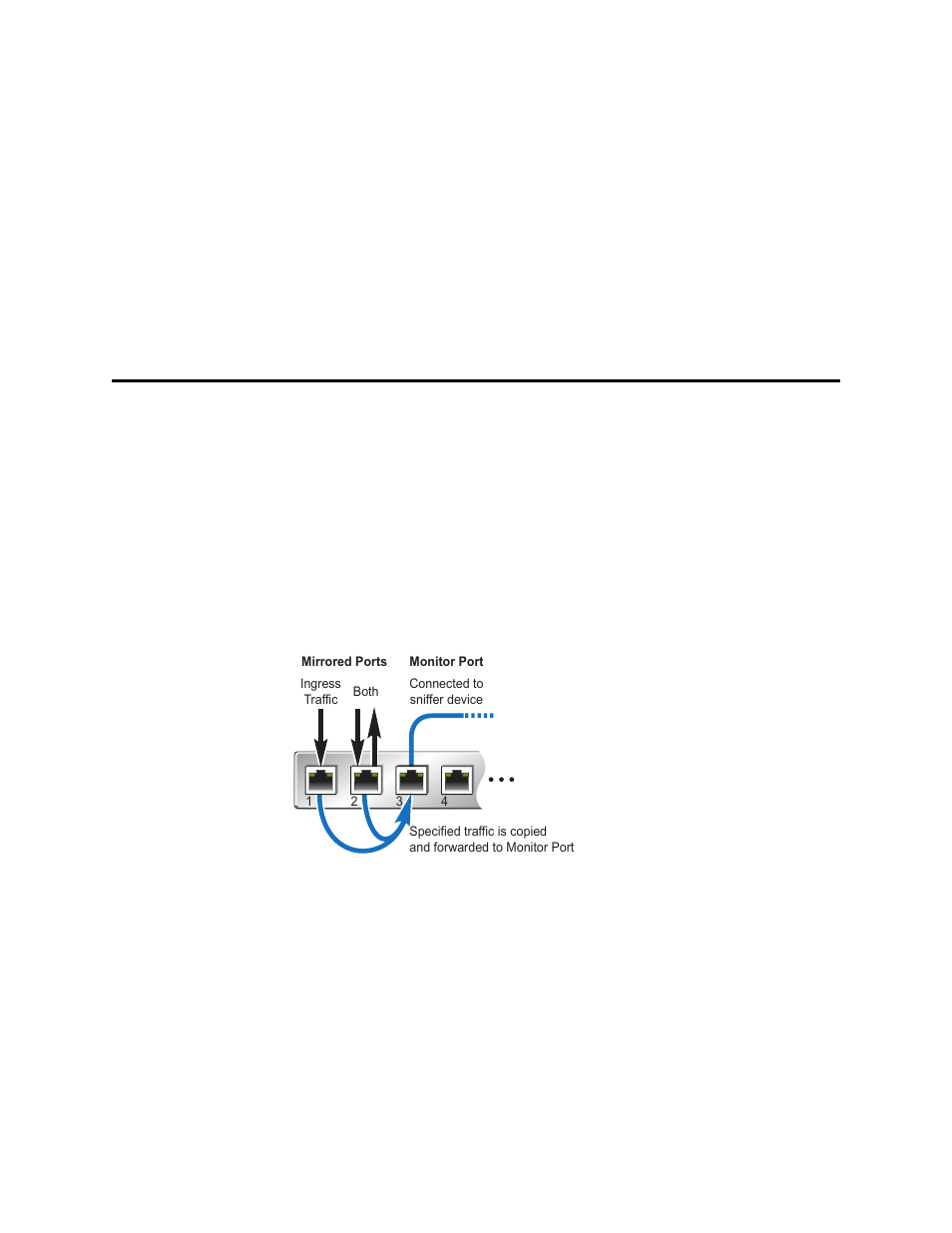 Port mirroring, Chapter 29: port mirroring, Chapter 29, “port mirroring | Blade ICE RACKSWITCH G8124-E User Manual | Page 377 / 388