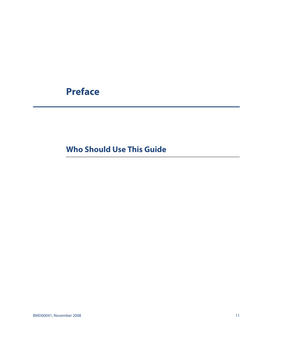 Preface, Who should use this guide, Preface 11 | Who should use this guide 11 | Blade ICE G8000 User Manual | Page 11 / 145