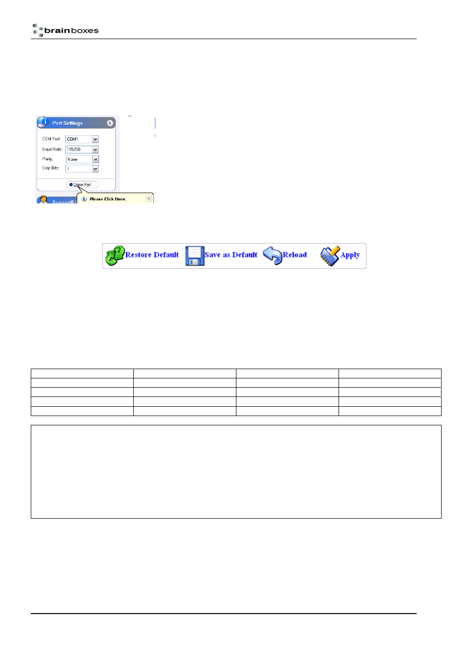 Using the configuration utility, Sing the, Onfiguration | Tility | Brainboxes BL-830 User Manual | Page 10 / 41