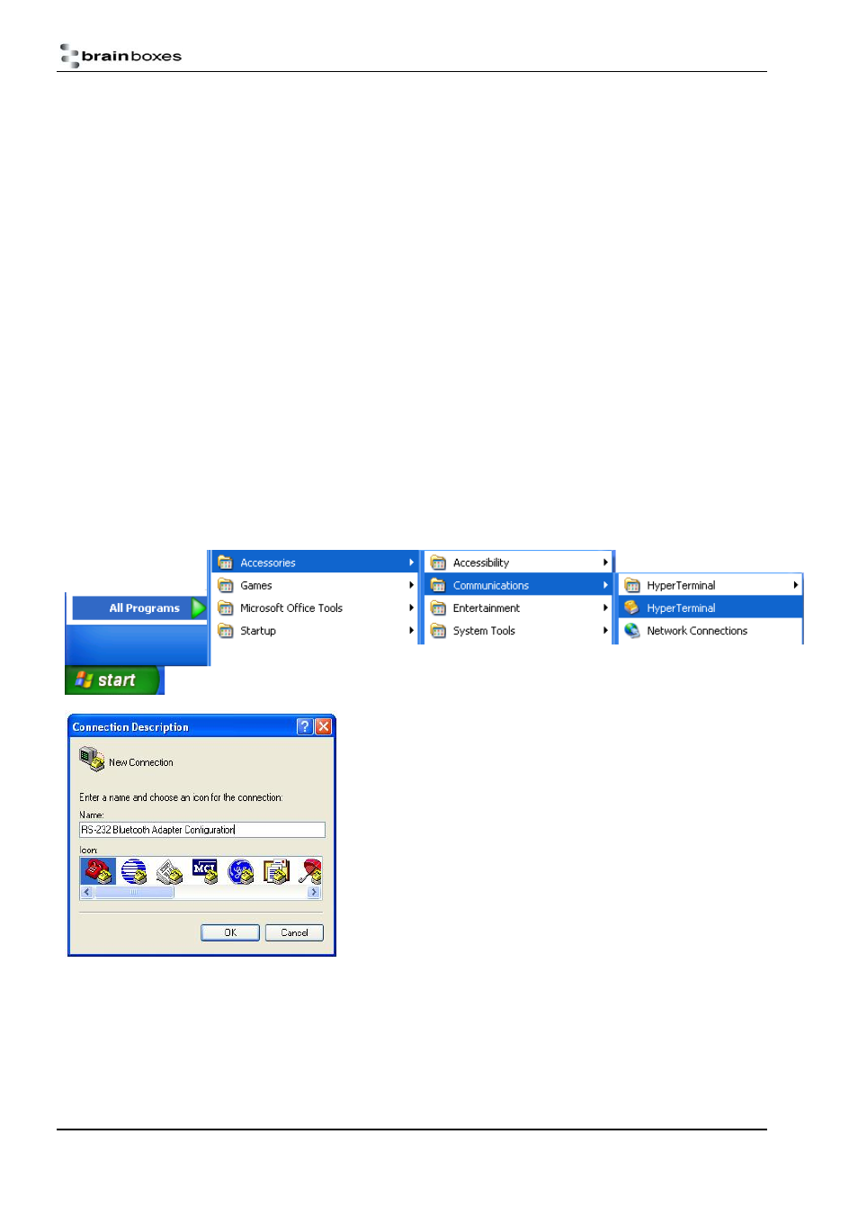 Alternative product configuration, Accessing the configuration menus and commands, Ccessing the configuration menus and commands | Brainboxes BL-830 User Manual | Page 20 / 41