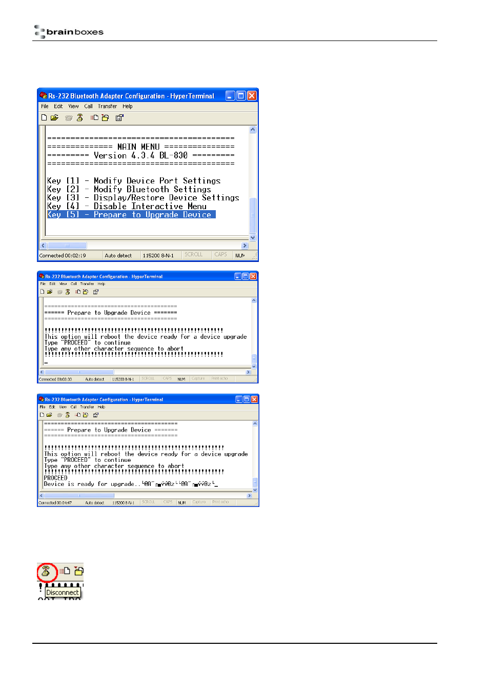 Upgrading firmware 3.0, Upgrading firmware | Brainboxes BL-830 User Manual | Page 26 / 41