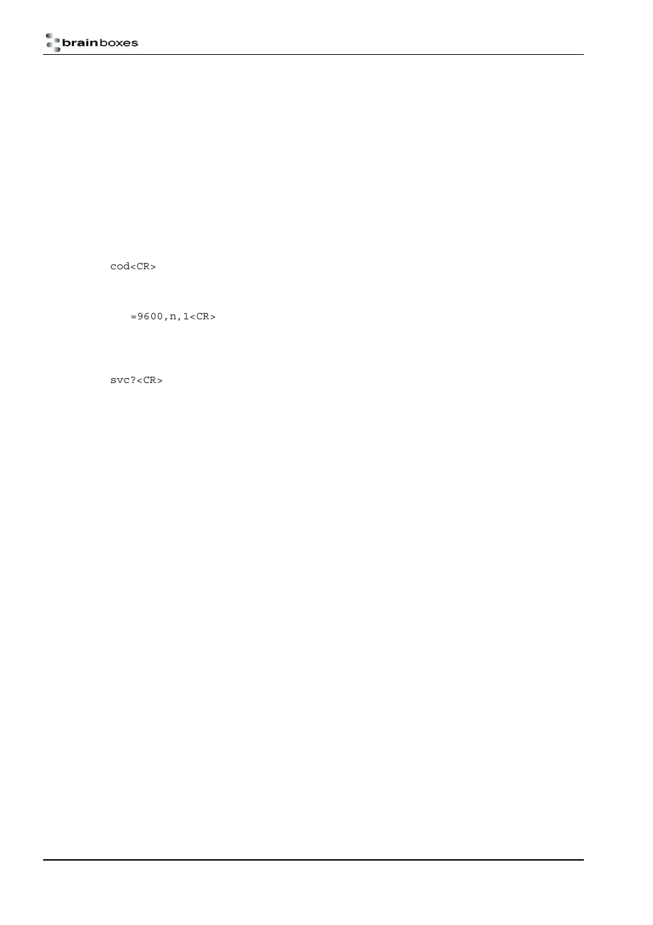 Command interface, Ommand, Nterface | Brainboxes BL-830 User Manual | Page 27 / 41
