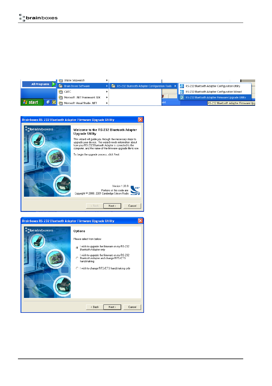 Upgrading your device | Brainboxes BL-830 User Manual | Page 29 / 41