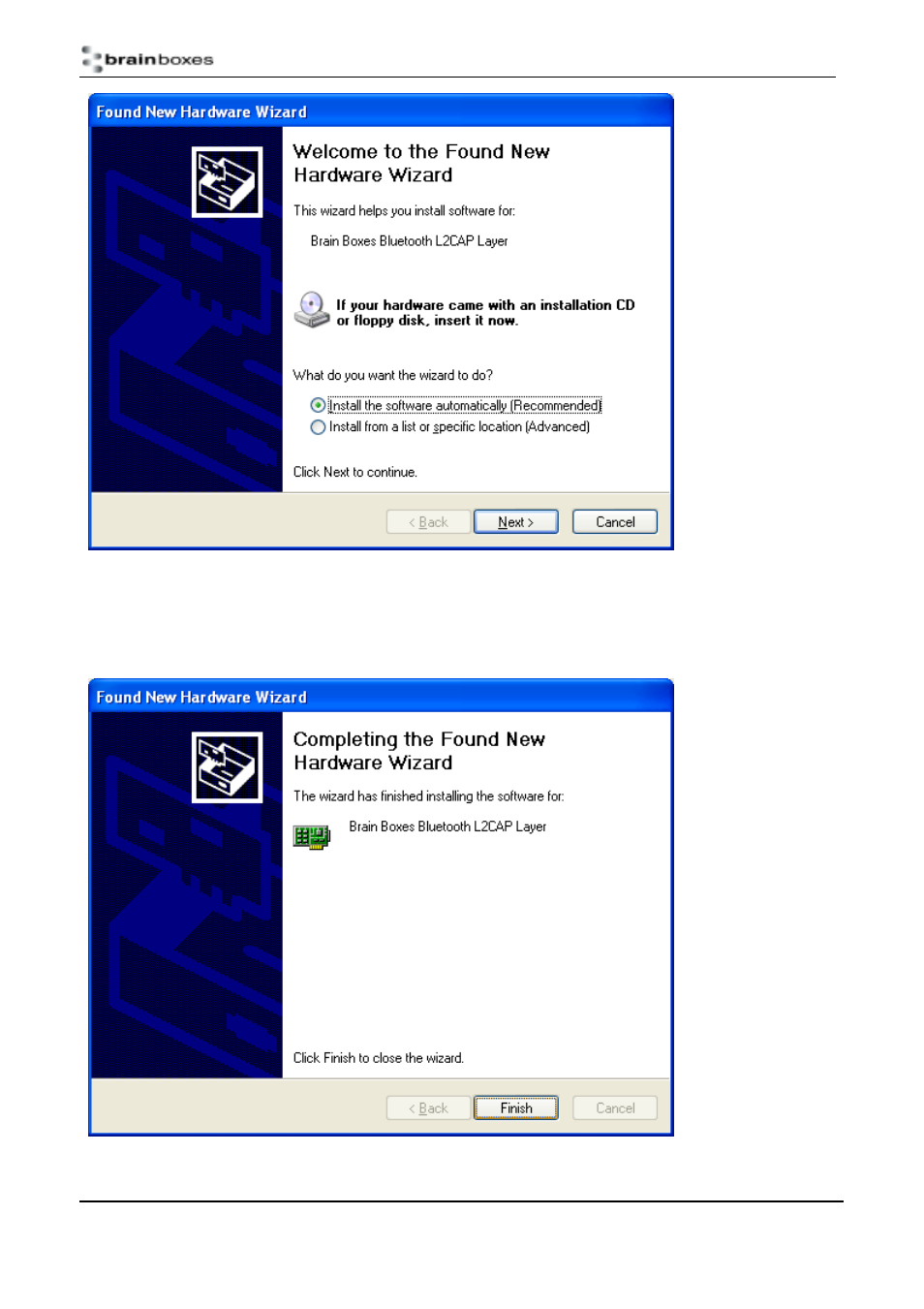 Brainboxes BL-554 User Manual | Page 9 / 14