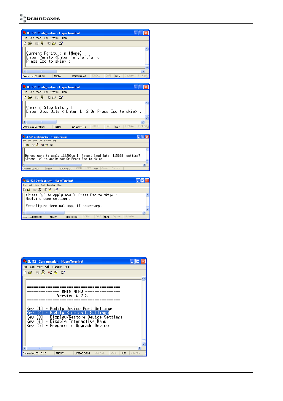 Brainboxes RS232 User Manual | Page 20 / 41