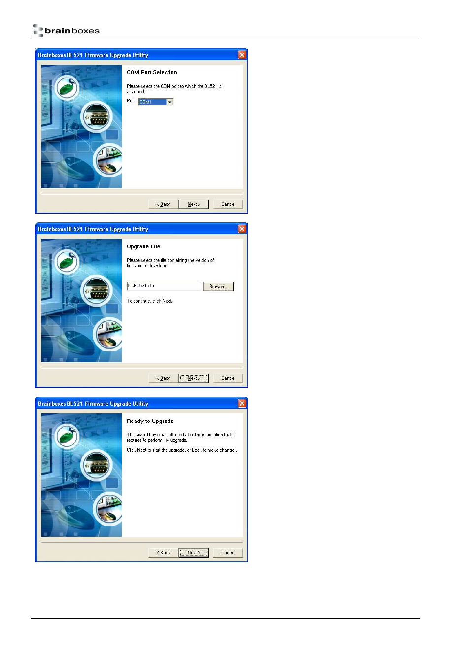 Brainboxes RS232 User Manual | Page 27 / 41