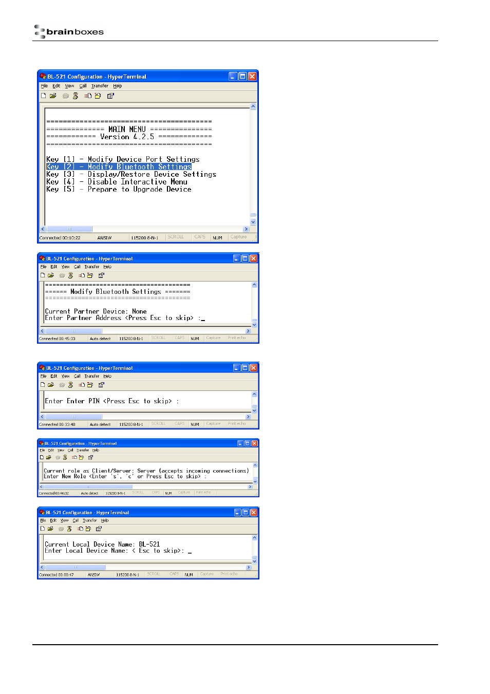 Brainboxes RS232 User Manual | Page 31 / 41