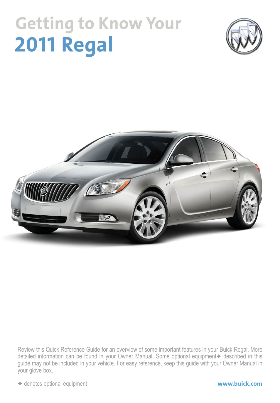 Buick 2011 Regal User Manual | 16 pages