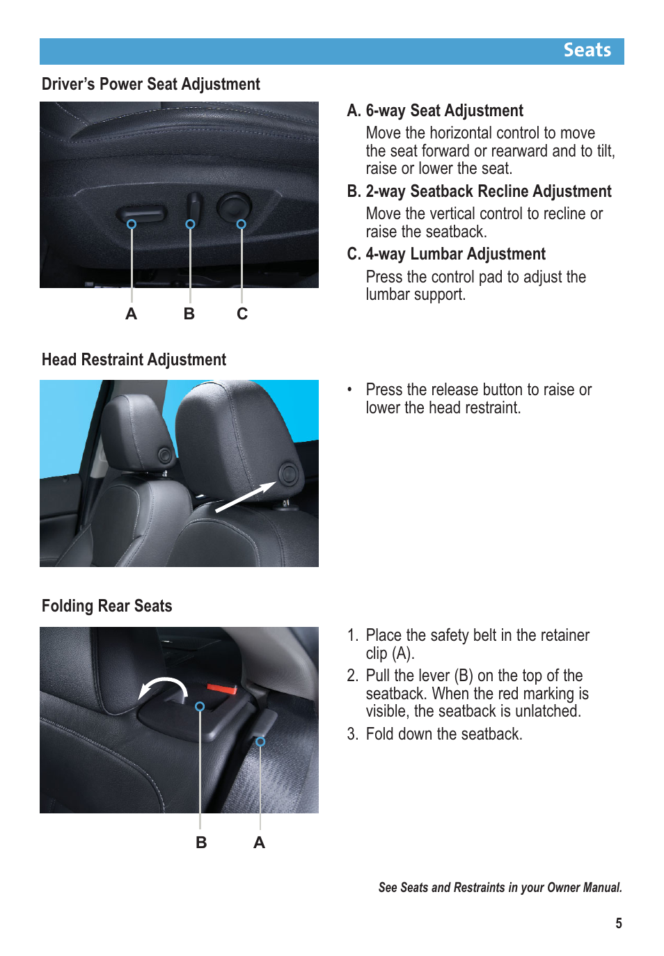 Seats | Buick 2011 Regal User Manual | Page 5 / 16