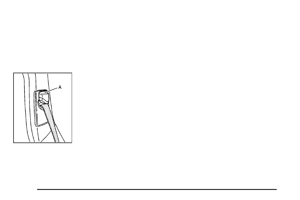 Shoulder belt height adjuster, Safety belt pretensioners, Rear safety belt comfort guides | Buick 2009 Enclave User Manual | Page 28 / 428