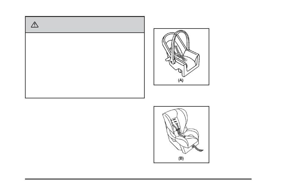 Child restraint systems, Child restraint systems -37, Caution | Buick 2009 Enclave User Manual | Page 41 / 428