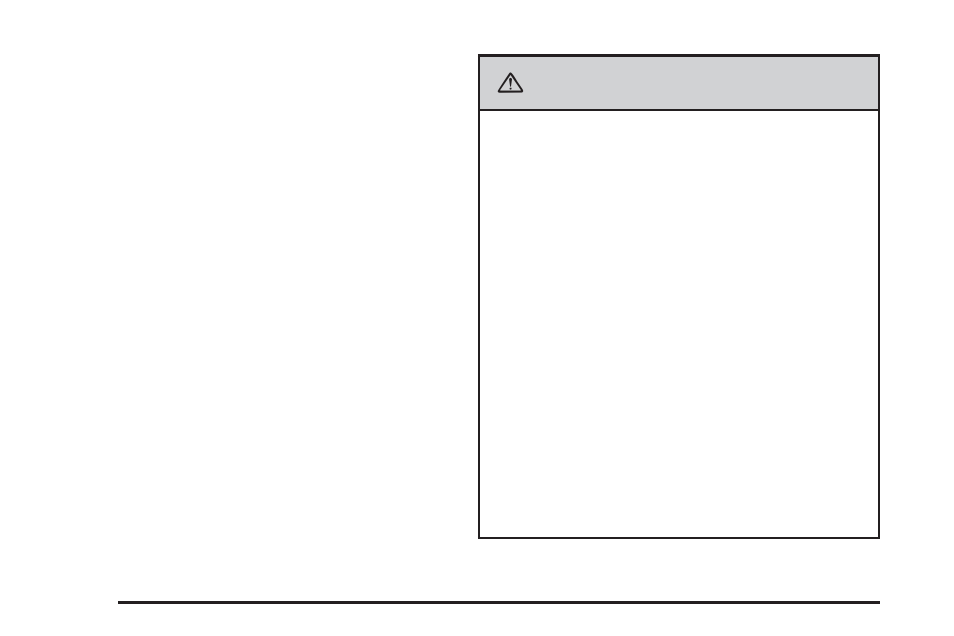 Caution | Buick 2009 Enclave User Manual | Page 66 / 428