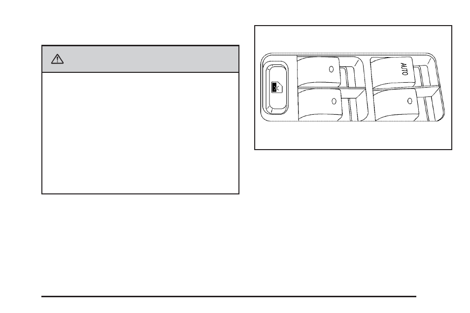 Power windows, Power windows -15, Caution | Buick 2009 Enclave User Manual | Page 89 / 428