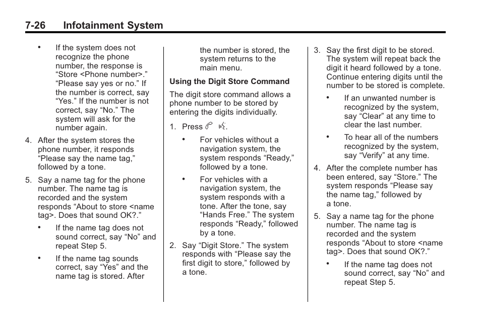 26 infotainment system | Buick 2011 Regal User Manual | Page 168 / 360