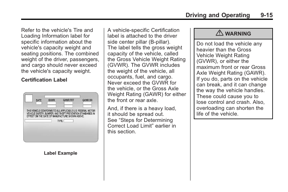 Buick 2011 Regal User Manual | Page 203 / 360
