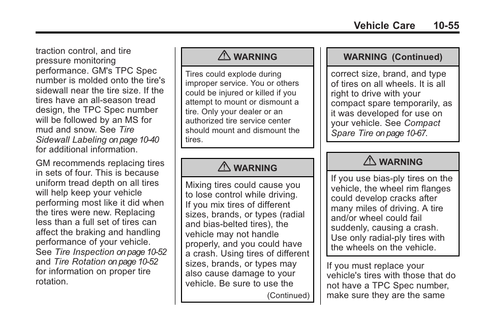 Buick 2011 Regal User Manual | Page 291 / 360