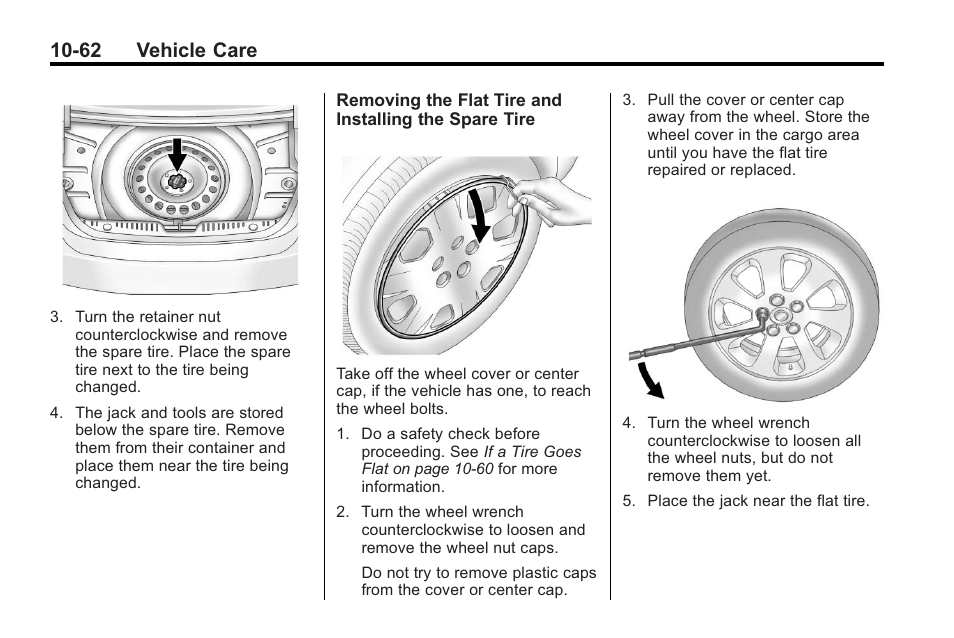 62 vehicle care | Buick 2011 Regal User Manual | Page 298 / 360